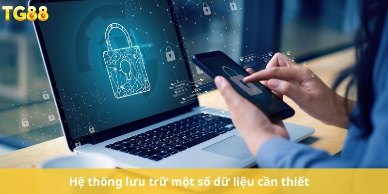 Hệ thống lưu trữ một số dữ liệu cần thiết